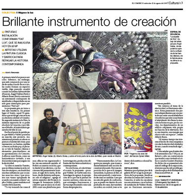 "Brillante instrumento de creacion" El Comercio